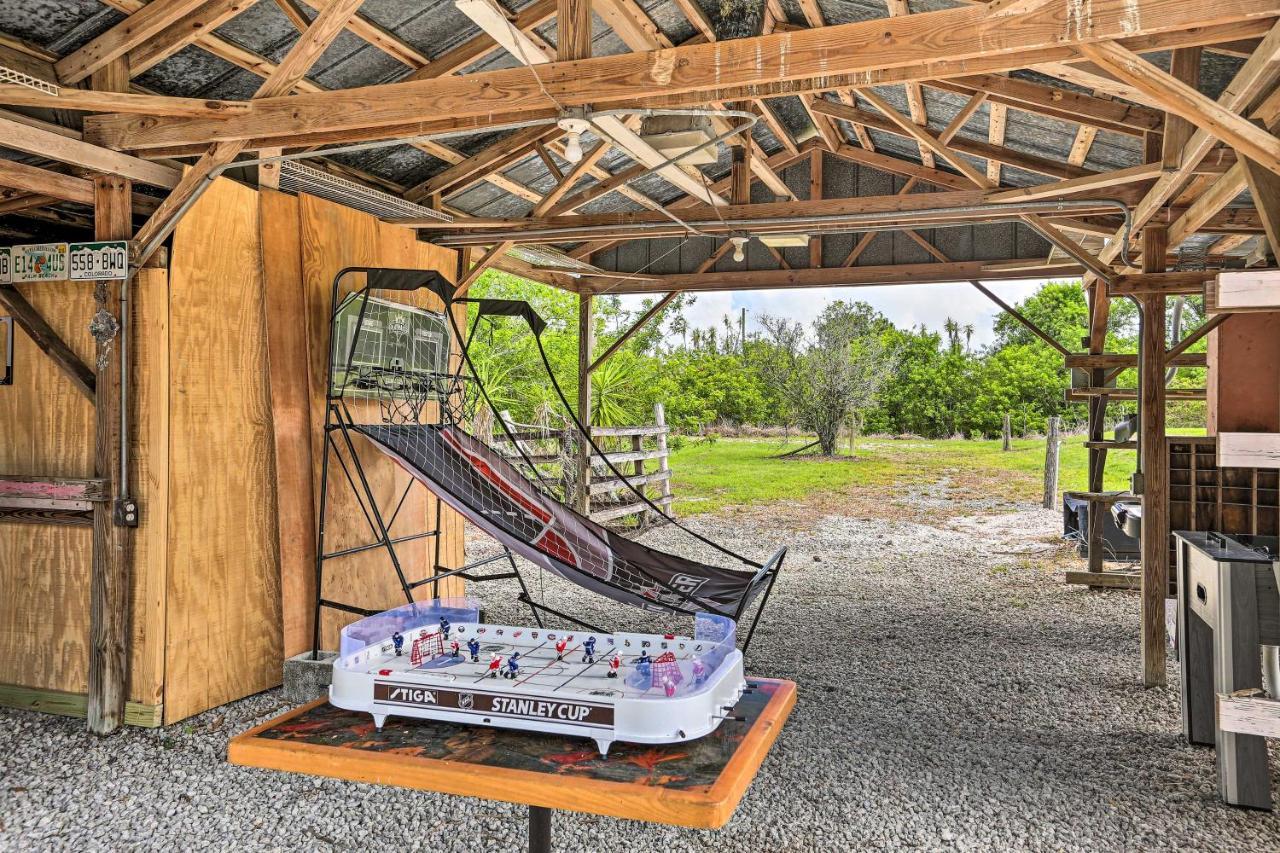 Authentic Clewiston Home With Outdoor Game Room Buitenkant foto